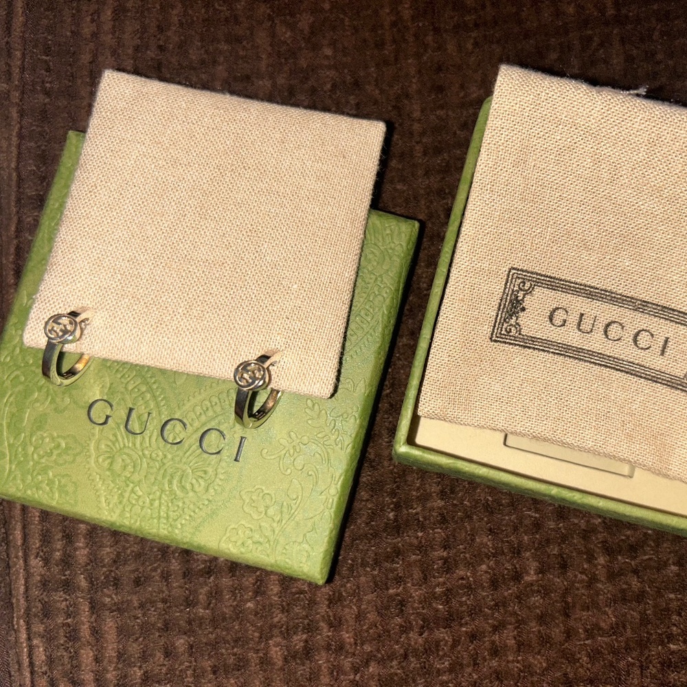 Gucci small hoop earrings